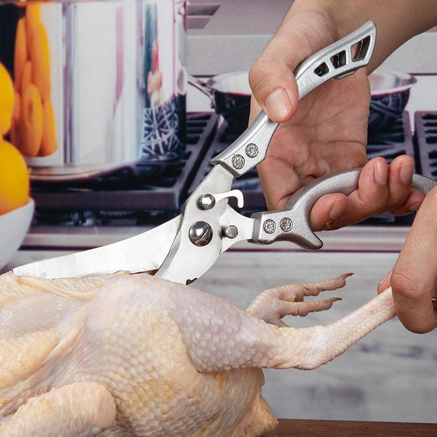 Powerful Chicken Bone Scissors