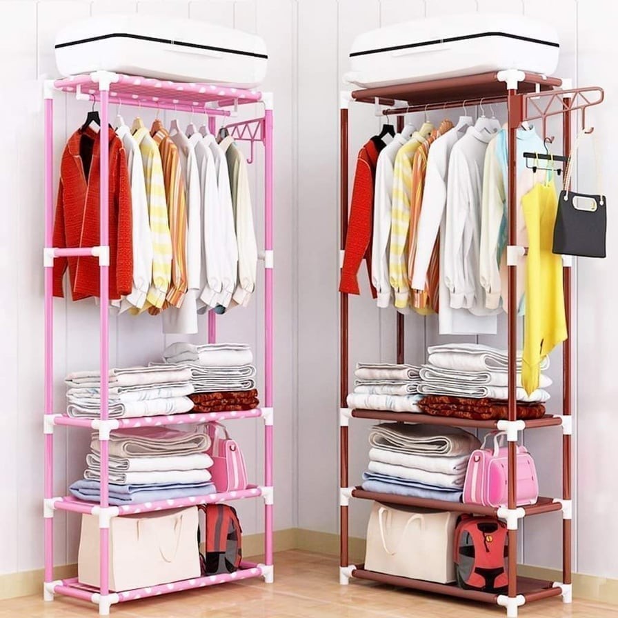 Simple Clothes & Storage Rack